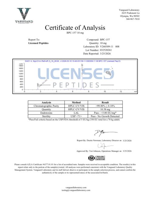 BPC - 157 – lab report