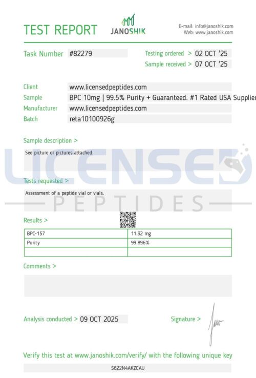BPC10mg compressed