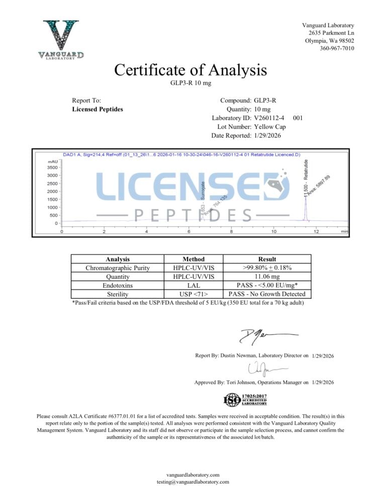 LP3-R – COA