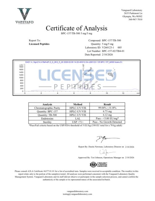 BPC 157 TB 500 5mg 5mg V260123 1 Licensed Peptides Report 005 1