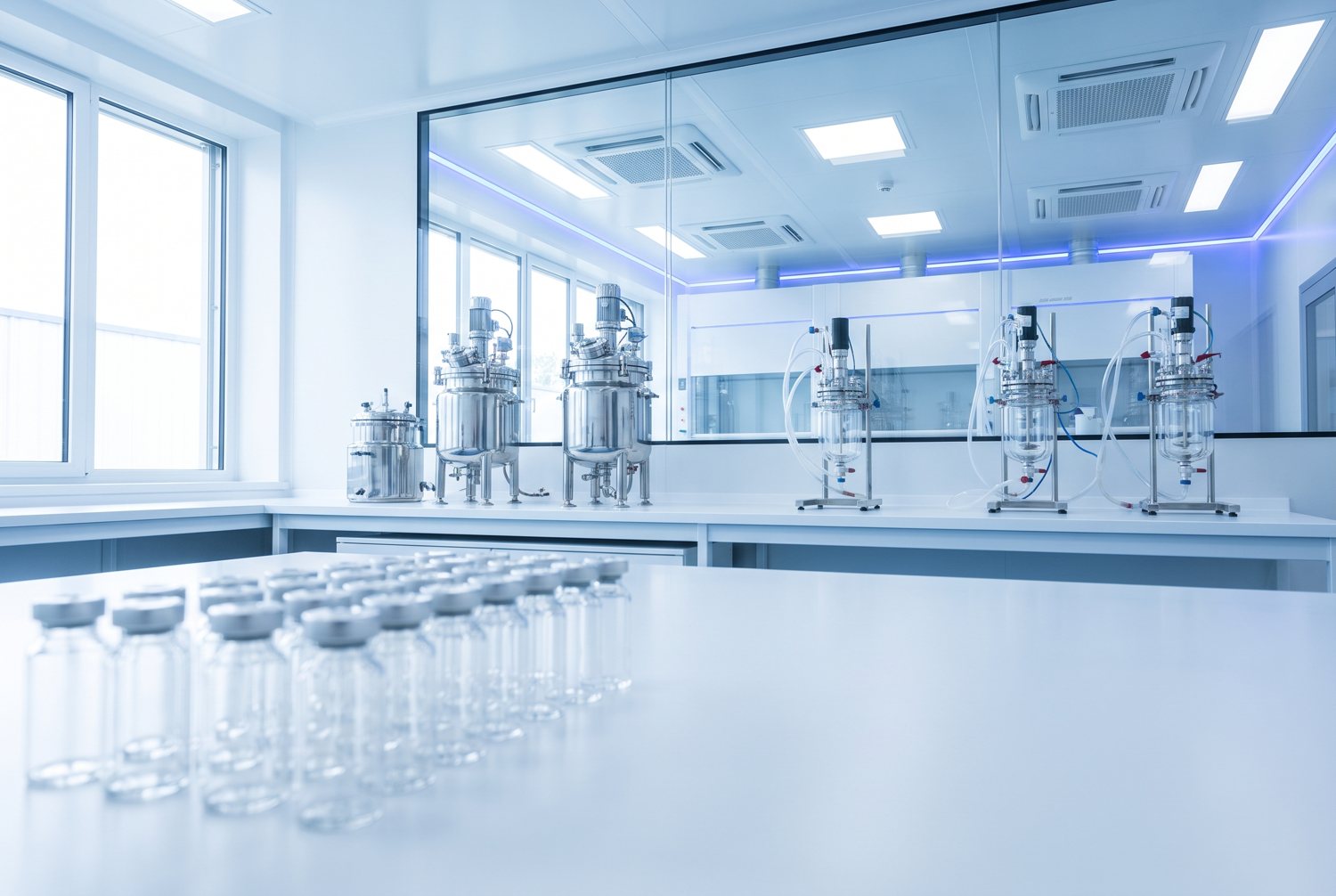 Licensed Peptides cGMP manufacturing laboratory